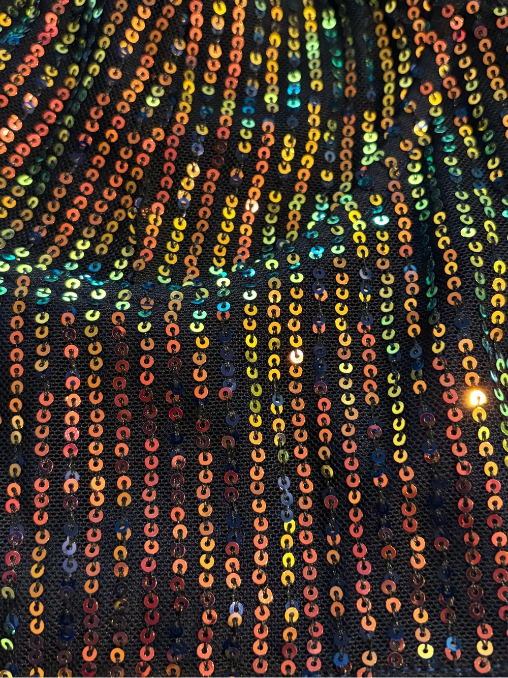 Sequin Underwire Bralette Top in Multicolor - Picture 3 of 5